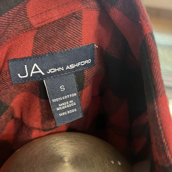John Ashford Small Buffalo check thick button down shirt - Picture 3 of 5